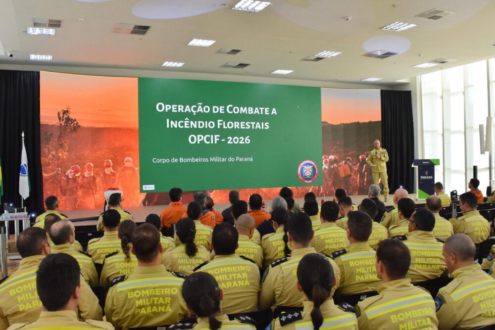 Planejamento e integração marcam preparação do Paraná para temporada de incêndios
Foto: Luan Reis/CBMPR