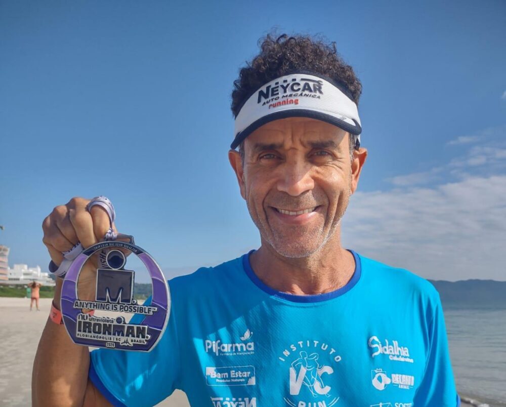 Ironman Antonio disputou o Ironman pela primeira vez