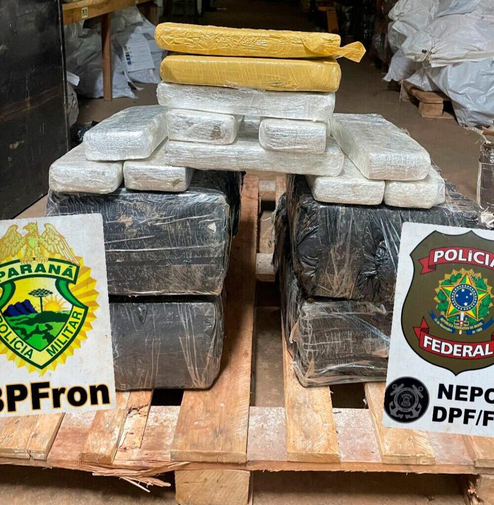 Apreensão de droga pela Polícia Militar