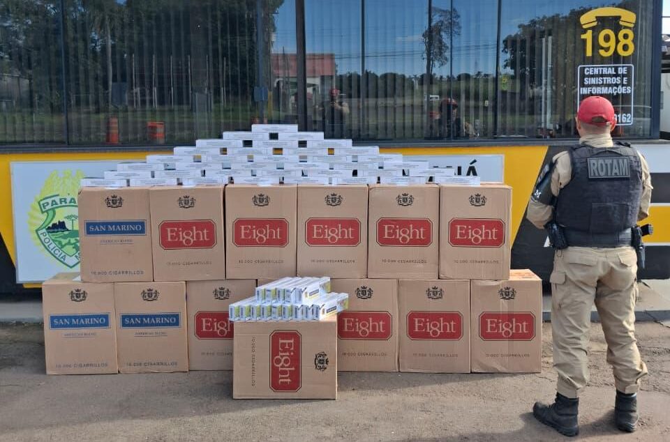 Carga estava em uma Captiva abordada em Cianorte - Foto: BPRv