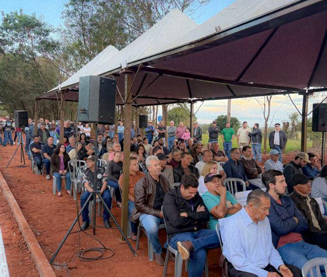 Lideranças e produtores participaram do evento em Terra Rica