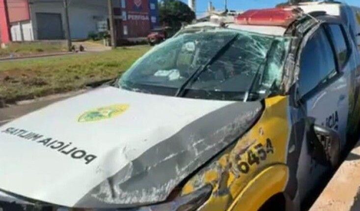 viatura batida viatura batida