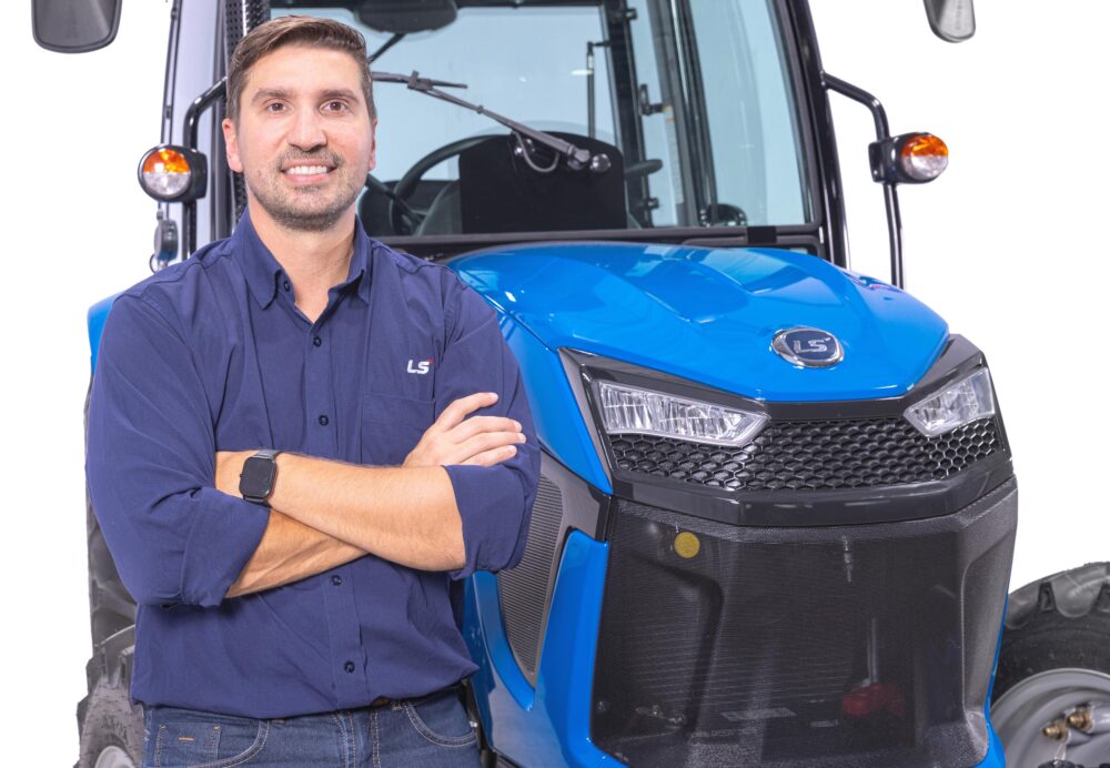 Felippe Vieira, diretor comercial da LS Tractor, multinacional sul-coreana com coração brasileiro
Foto: Divulgação