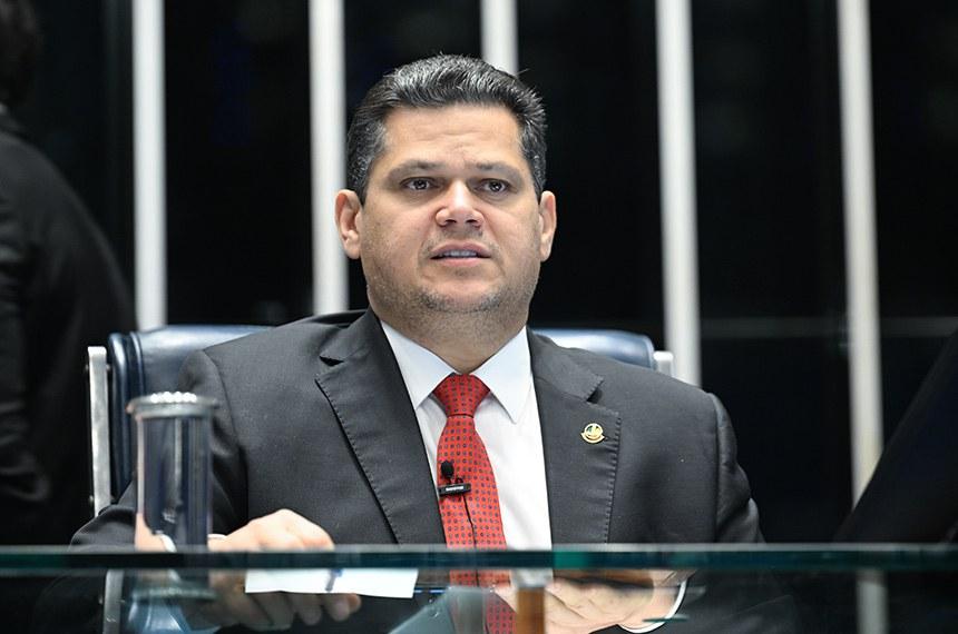 Davi Alcolumbre, presidente do Senado
Foto: Edilson Rodrigues/Agência Senado