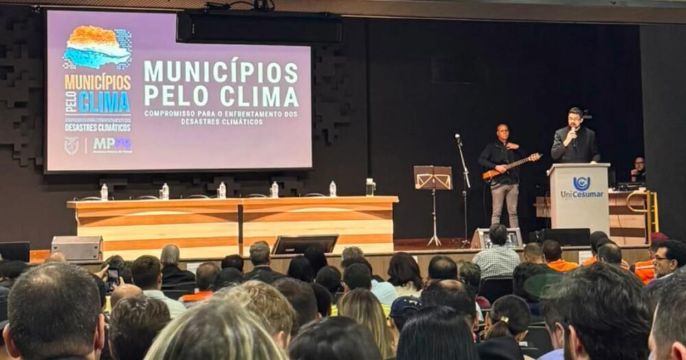 Seminário Regional Municípios pelo Clima com o lema Compromisso para o Enfrentamento dos Desastres Climáticos
Foto: Divulgação