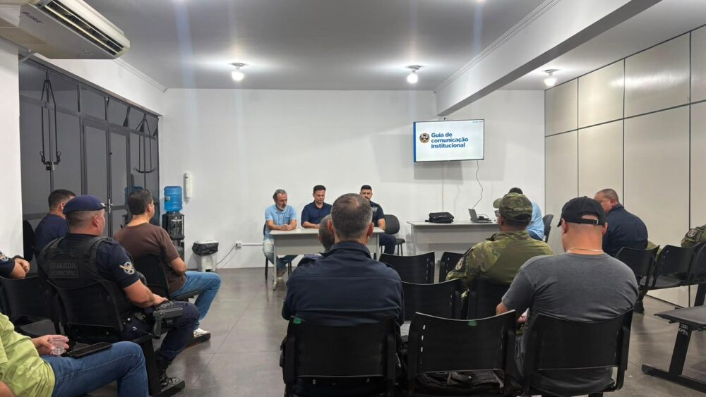 Treinamento realizado na última quarta-feira