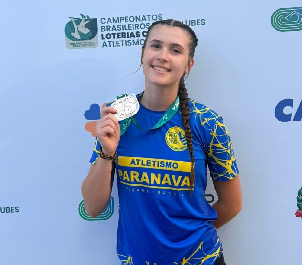 Maria Clara ganhou medalha de prata no Brasileiro Sub-18