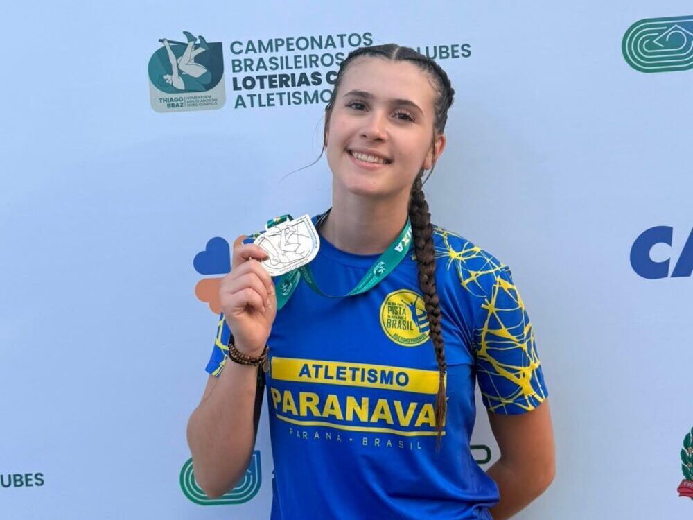 Maria Clara ganhou medalha de prata no Brasileiro Sub-18