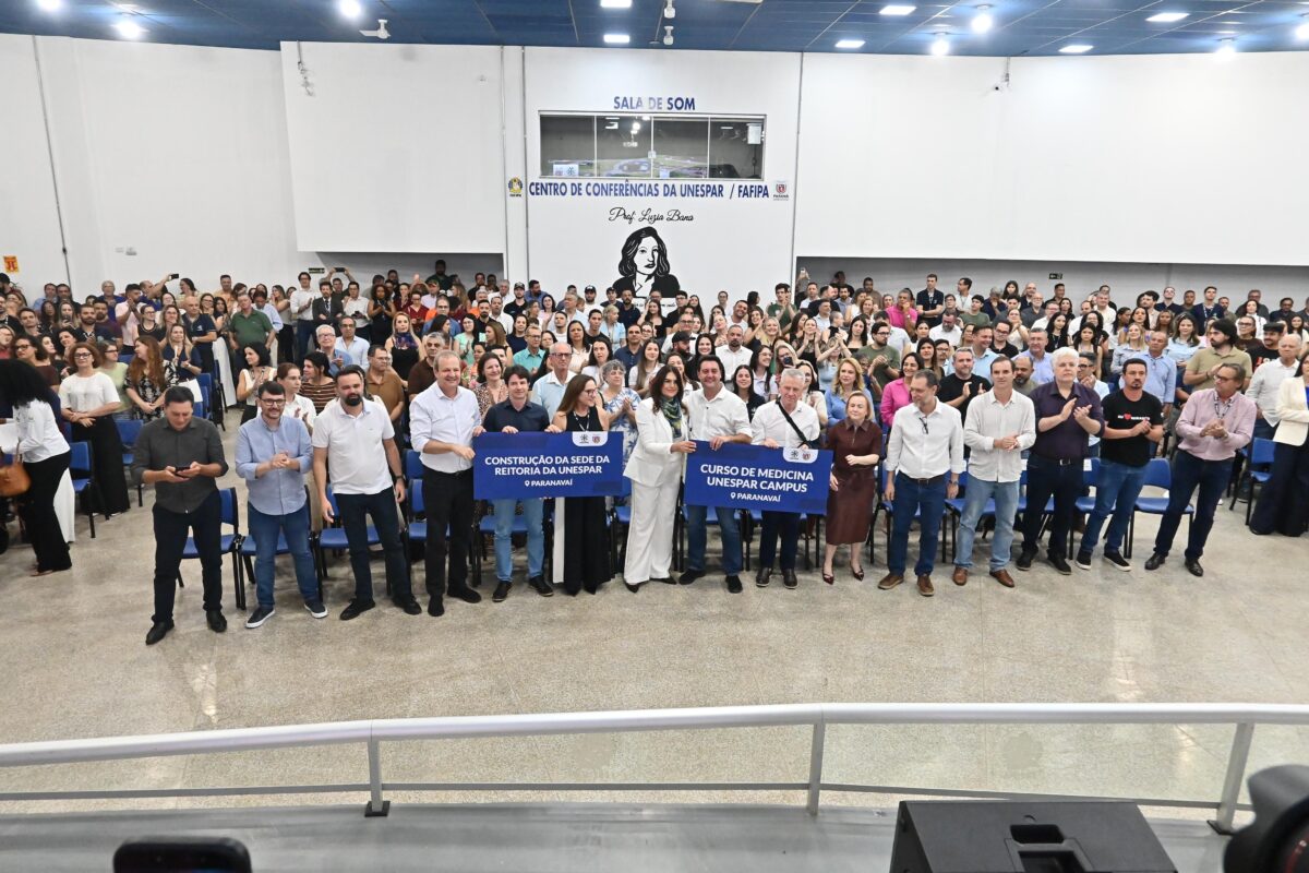 Lançamento do curso de Medicina na Unespar de Paranavaí   Foto: Ivan Fuquini