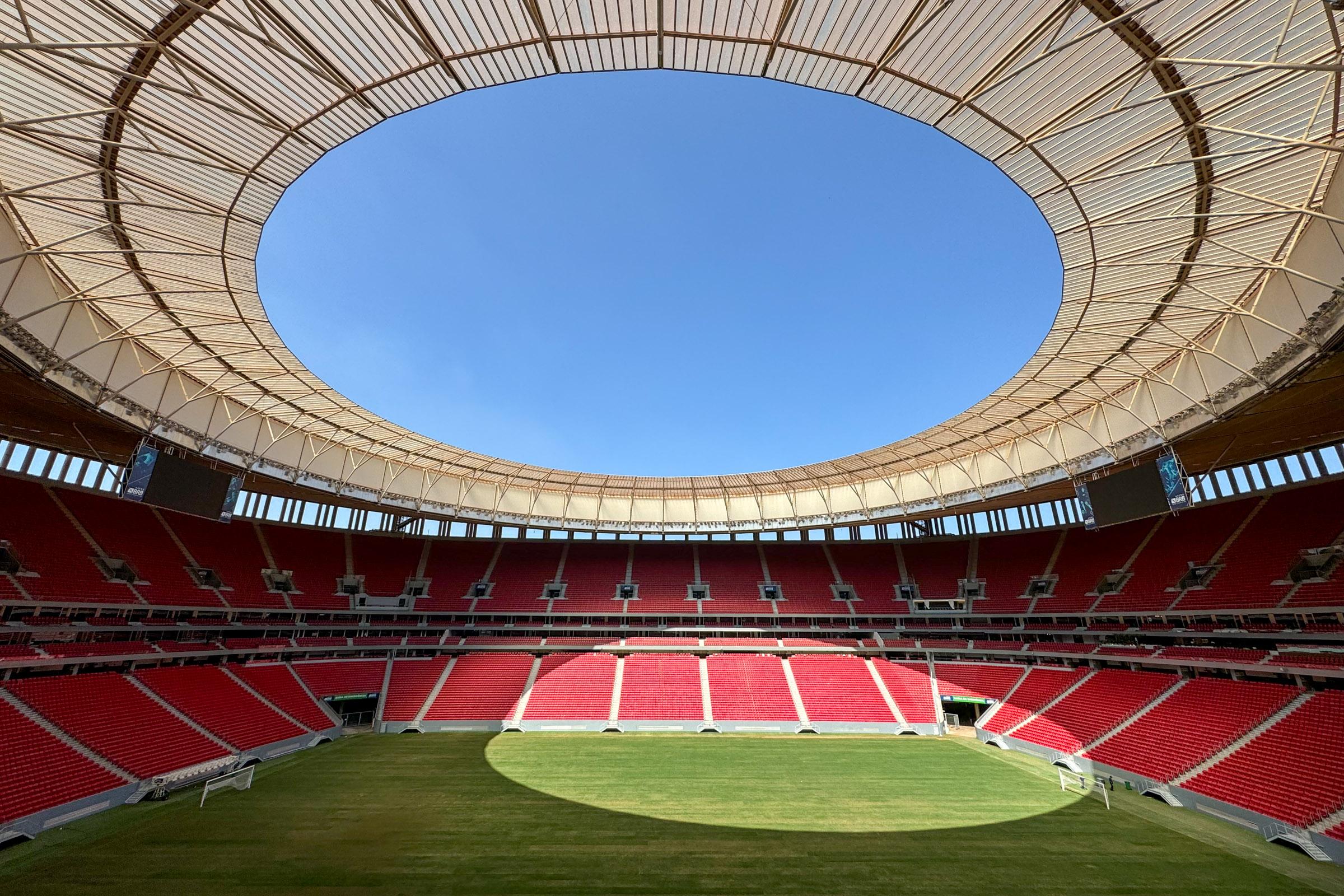 Estádio de Brasília deve sediar a final da Copa do Brasil
Foto: Redes Sociais/Divulgação