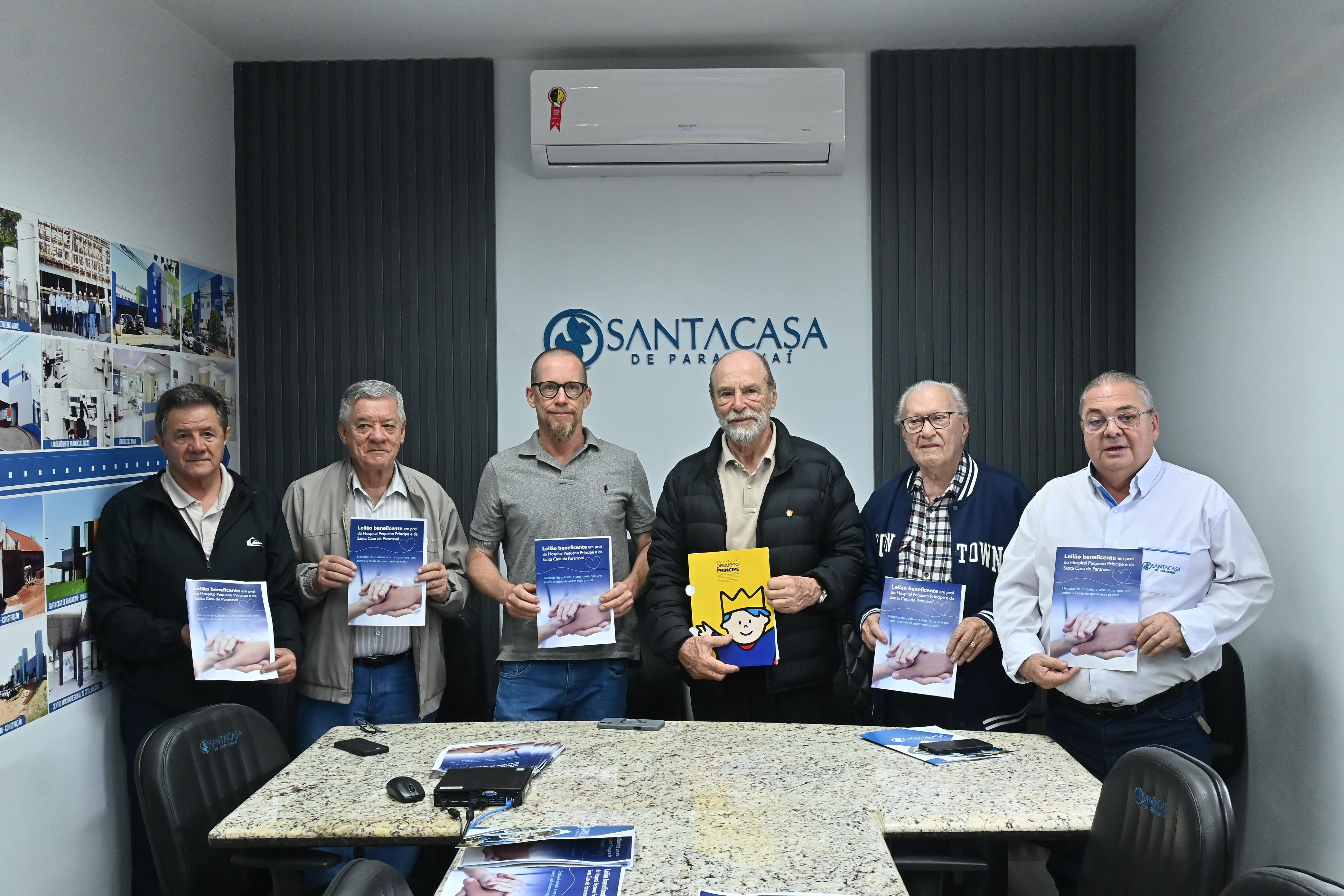 Diretores dos dois hospitais se reuniram para fazer o anúncio Foto: Ivan Fuquini