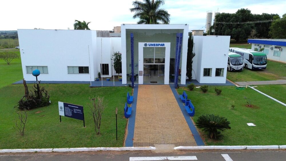 Vista aérea do campus da Unespar em Paranavaí