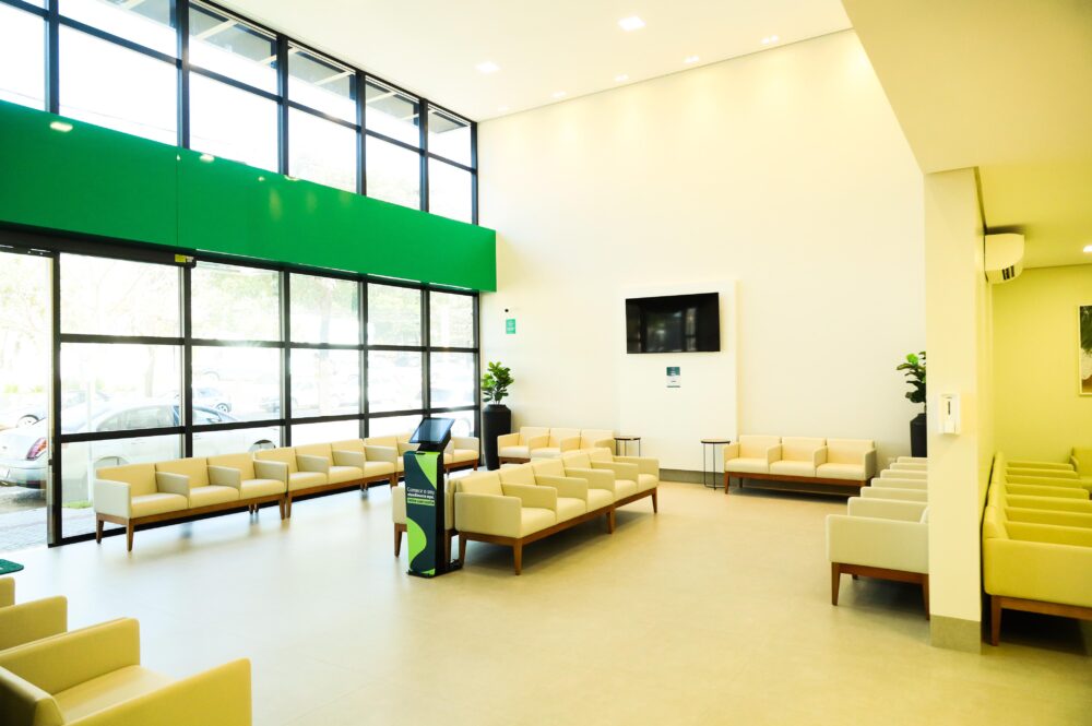 Espaço amplo e moderno garante conforto aos beneficiários