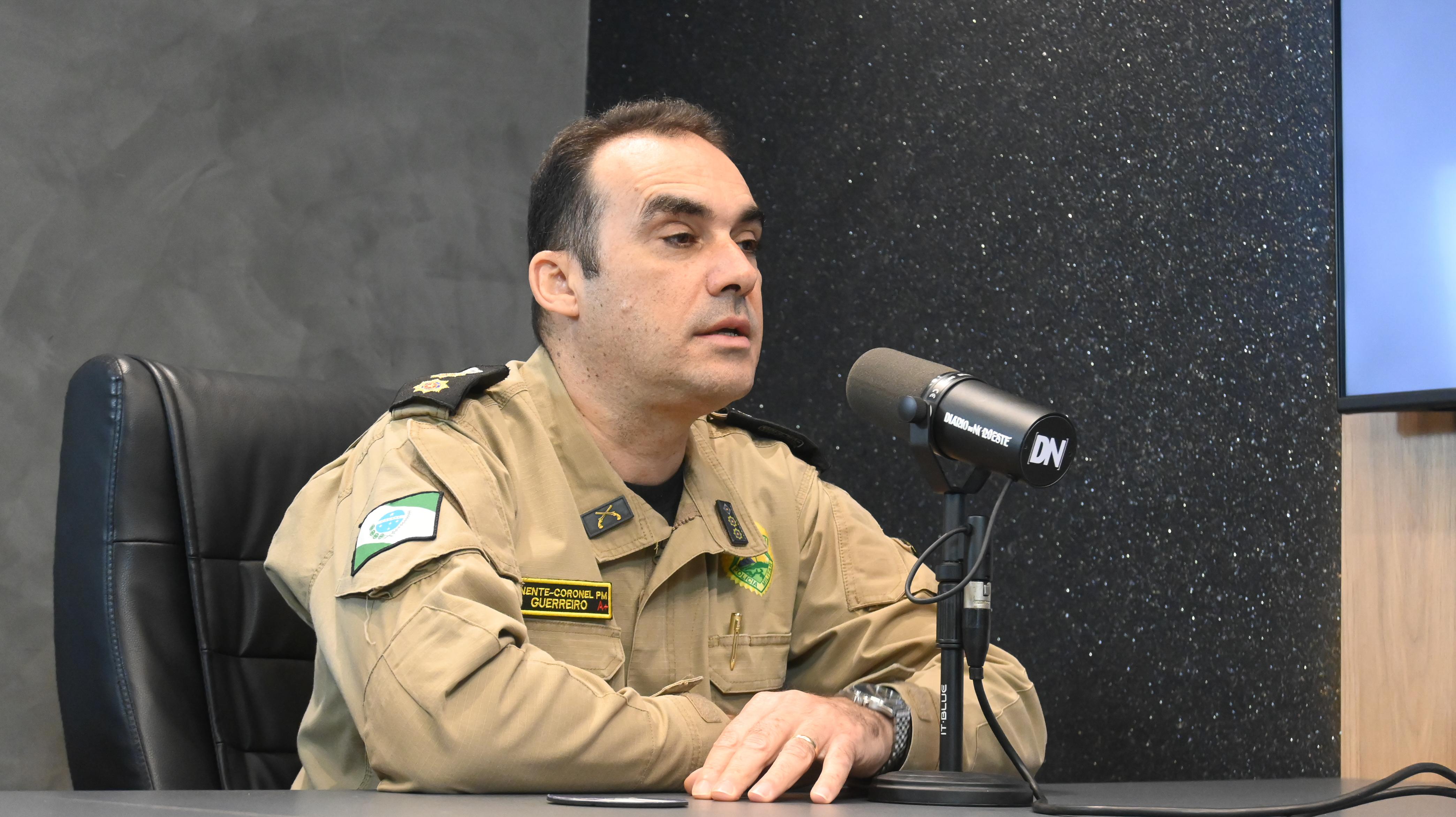 Tenente-coronel Guerreiro chega a Paranavaí com 30 anos de trabalho na Polícia Militar  Foto: Guto Costa