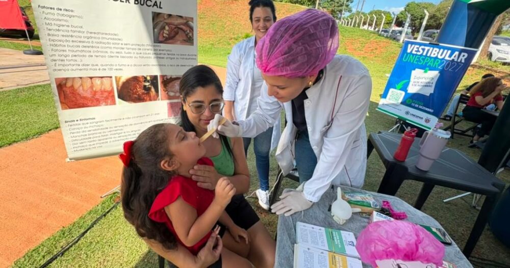 Serviços realizados durante o evento