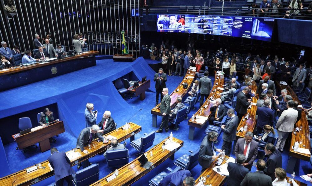 Eleições de 2026 definiram os 54 senadores que ocuparão as vagas em disputa no Senado Federal a partir de 2027
Antônio Cruz/Agência Brasil