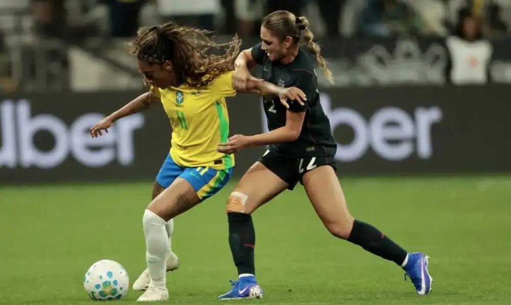 Futebol feminino tem despertado cada vez mais interesse
Foto: Paulo Pinto/Agência Brasil