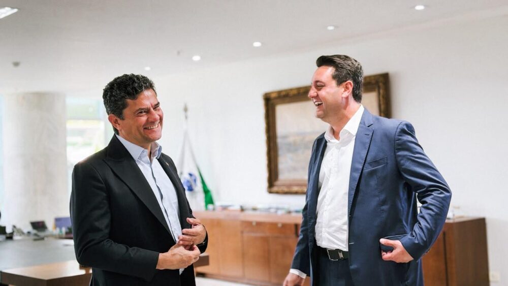 Sergio Moro, Ratinho Junior e Darci Piana